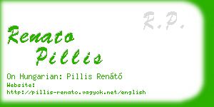 renato pillis business card